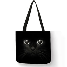 Load image into Gallery viewer, Cat Print Tote Bag