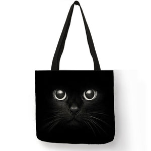 Cat Print Tote Bag