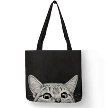 Load image into Gallery viewer, Cat Print Tote Bag